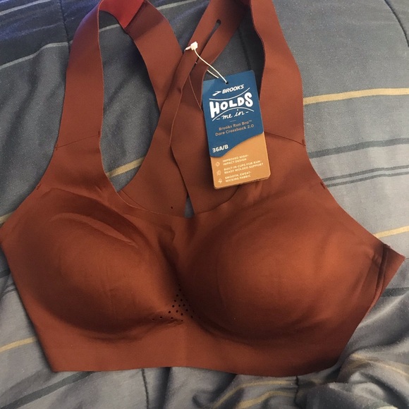 NWT BROOKS BRA ❤️‍🔥 sz 36 A/B Brooks Run Bra Dare Crossback 2.0 - Picture 2 of 4